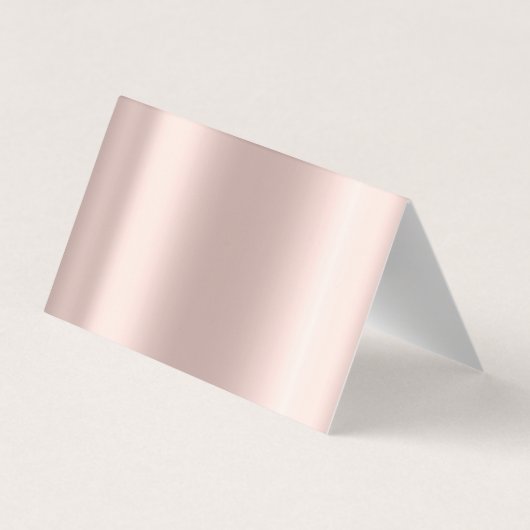 エレガント金ゴールドハートバラ金ゴールドサンキューカード 名刺 (裏面)