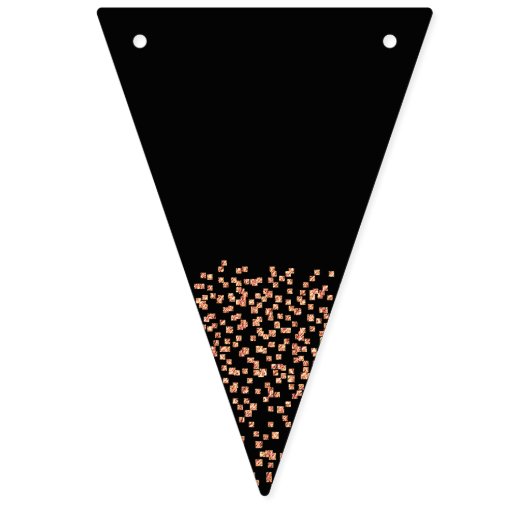 エレガント金ゴールドバラブ結婚ラック バンティングフラッグ (第1の旗)