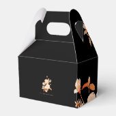 エレガント金ゴールドバラブ結婚ラック フェイバーボックス (裏面サイド)