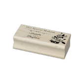 エレガント金ゴールドバラブ結婚ラック ラバースタンプ (スタンプ)