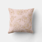 エレガント金ゴールドバラ クッション (裏面)