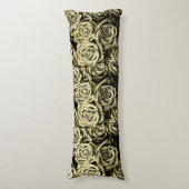 エレガント金ゴールドバラ ボディピロー (正面縦)