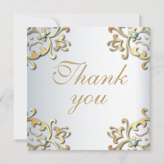 エレガント金ゴールドバ縁どローク・オン・シ結婚ェア (正面)