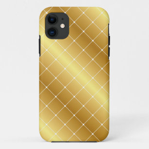 エレガント金ゴールドパターンiPhoneケース iPhone 11 ケース