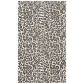 エレガント金ゴールドヒョウアニマルプリント型 テーブルクロス (正面)