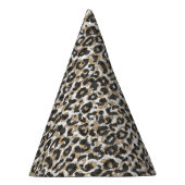 エレガント金ゴールドヒョウアニマルプリント型 パーティーハット (右)