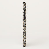 エレガント金ゴールドヒョウアニマルプリント型 Case-Mate iPhoneケース (裏面/左)