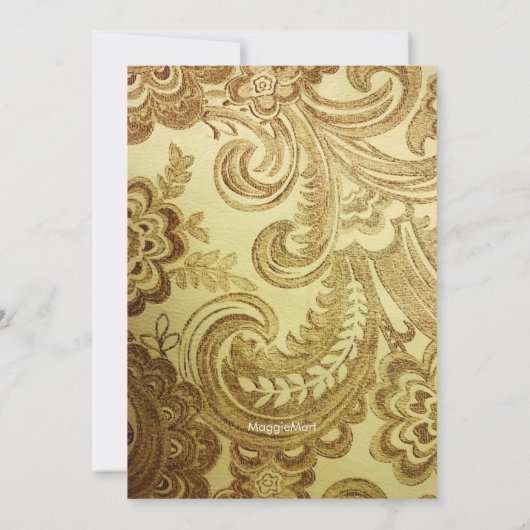 エレガント金ゴールドファミリ懇親会 招待状 (裏面)