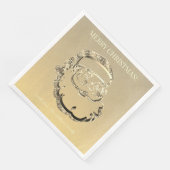 エレガント金ゴールドフェイクサンタクロース (コーナー)