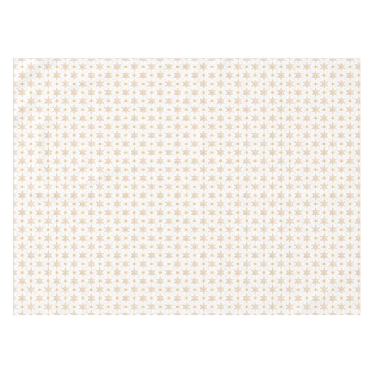 エレガント金ゴールドフェイクスノーフレーク テーブルクロス (正面(横))