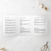 エレガント金ゴールドフェイクドラゴンフライDuo Taupeパンフレット 三つ折りカード (内部)