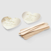 エレガント金ゴールドフローラダマスクエレガントスクリ結婚プト ハンドファン (組立なし)