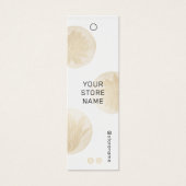 エレガント金ゴールドフローラ価格ラベル (正面)