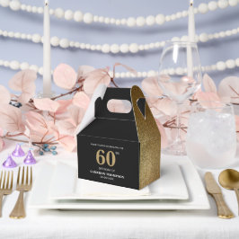 エレガント金ゴールドブカスタムラック60歳の誕生日 フェイバーボックス