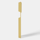 エレガント金ゴールドブラシ付きメタル名 iPhoneケース (右側面)