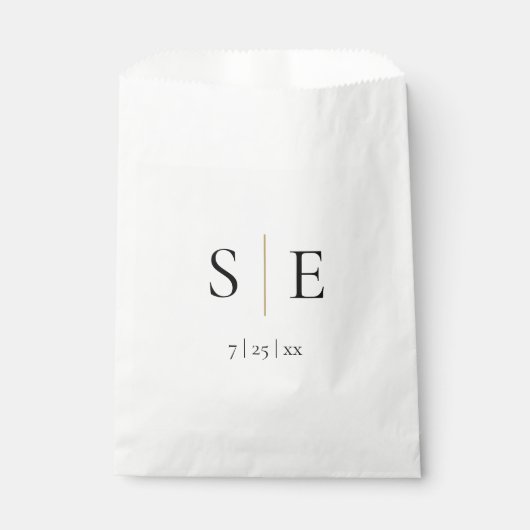 エレガント金ゴールドブラックモノグラム結婚ズ フェイバーバッグ (正面)