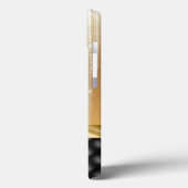 エレガント金ゴールドブラック(名前をカスタムする) Case-Mate iPhoneケース (裏面 / 左)