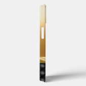 エレガント金ゴールドブラック(名前をカスタムする) Case-Mate iPhoneケース (裏面 / 右)