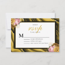 エレガント金ゴールドブ縁どフローラ結婚ズ