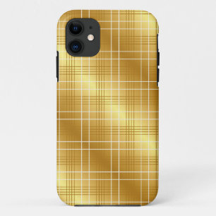 エレガント金ゴールドプリントiPhoneケース iPhone 11 ケース