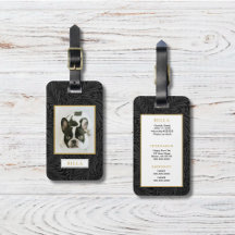 エレガント金ゴールドペットネーム黒フローラ生成ラベル