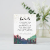 エレガント金ゴールドマウン結婚トズゲスト詳細 エンクロージャーカード (スタンド正面)