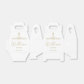 エレガント金ゴールドミニマル確認 フェイバーボックス (折り畳みなし)