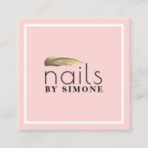 エレガント金ゴールドミニマル赤面ピンク爪、 ネイルポリッシュストローク