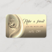 エレガント金ゴールドムーンクラウン紹介カード 紹介カード (正面)