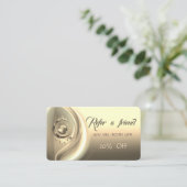 エレガント金ゴールドムーンクラウン紹介カード 紹介カード (スタンド正面)