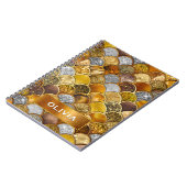 エレガント金ゴールドメガーリーードスケッはかりで測ト ノートブック (左側)