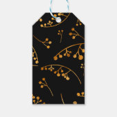 エレガント金ゴールドメタリック効果ベリーギフトラベル ギフトタグ (正面)
