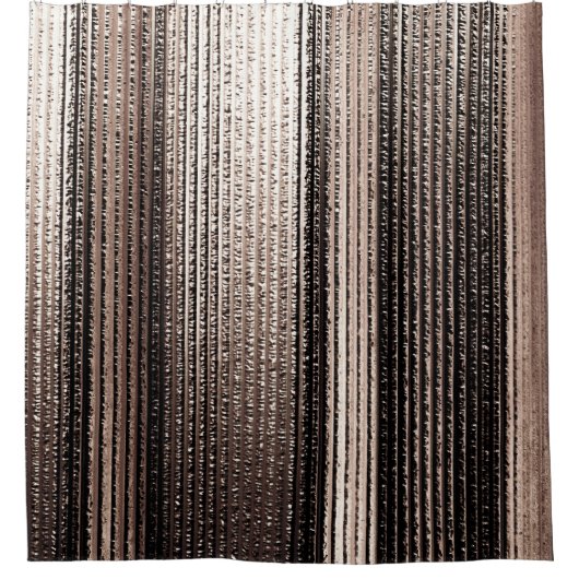 エレガント金ゴールドメタル: 3Dラグジュアリー描写 シャワーカーテン (正面)