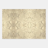 エレガント金ゴールドラッピング紙フラットシートセット3 ラッピングペーパーシート (正面2)