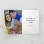 エレガント金ゴールドリース シーズンカード (内部)