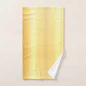 エレガント金ゴールドルックグラマートレンディーテンプレート バスタオルセット (ハンドタオル)