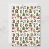 エレガント金ゴールドヴィンテージレトロ シーズンカード (裏面)