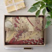 エレガント金ゴールドヴィンテージ休暇 薄葉紙 (ギフト)