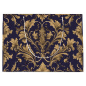 エレガント金ゴールドヴィンテージ抱き枕 ラージペーパーバッグ (正面)