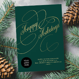 エレガント金ゴールド企業のロゴ非写真 シーズンカード