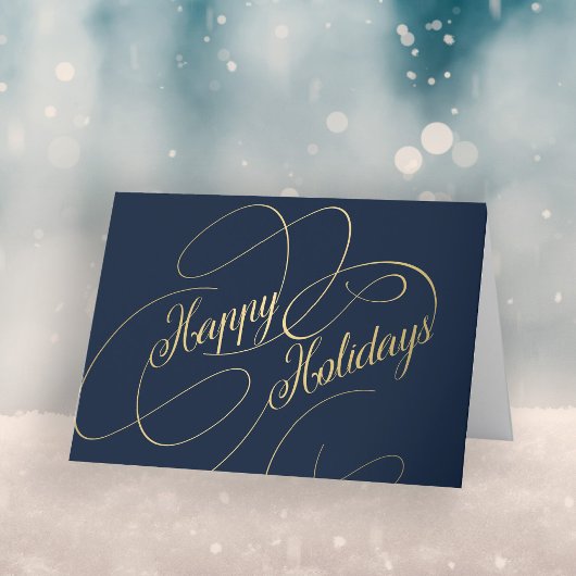 エレガント金ゴールド企業の シーズンカード