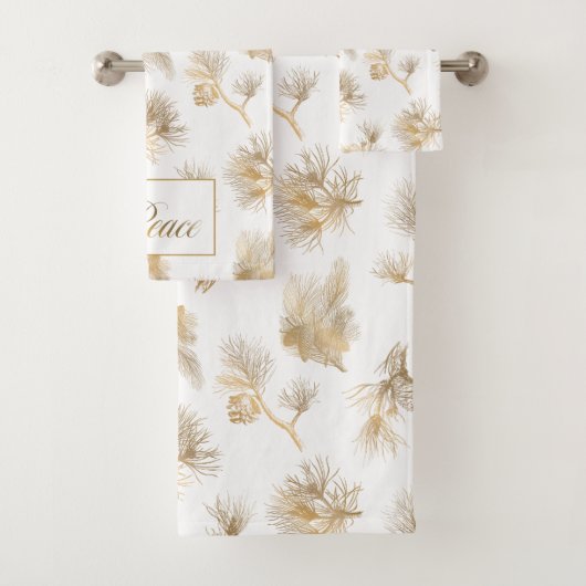 エレガント金ゴールド刻印 バスタオルセット (インサイチュ)