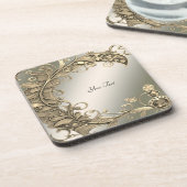 エレガント金ゴールド加飾懸命プラスチック塗装機 コースター (左側)