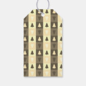 エレガント金ゴールド効果クリスマスシンボルパーソナライズされた ギフトタグ (裏面)