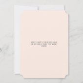 エレガント金ゴールド効果日付カードの保存 セーブザデート (裏面)