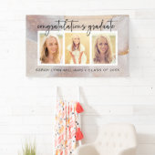 エレガント金ゴールド卒業 横断幕 (インサイチュ)