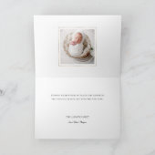 エレガント金ゴールド平和オン・アース写真 シーズンカード (内部)