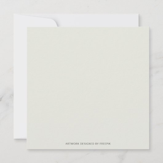 エレガント金ゴールド幾何モダンボホブライダルシャワー 招待状 (裏面)