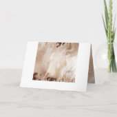 エレガント金ゴールド抽象芸術は与え私の遠くに 招待状 (裏面)