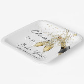 エレガント金ゴールド新年パーティー紙プレート ペーパープレート (傾斜あり)